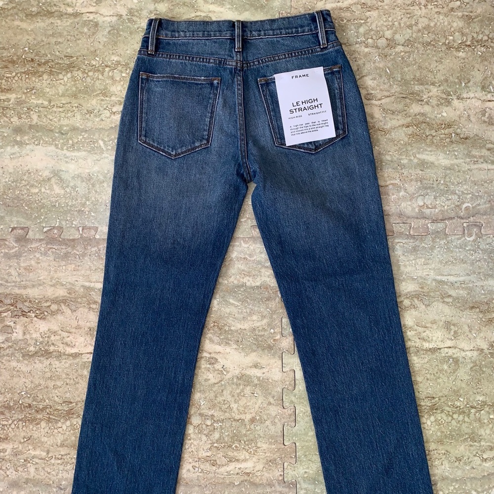 NWT Frame Le High Straight Rattler Ankle Jean💕 - Picture 5 of 8